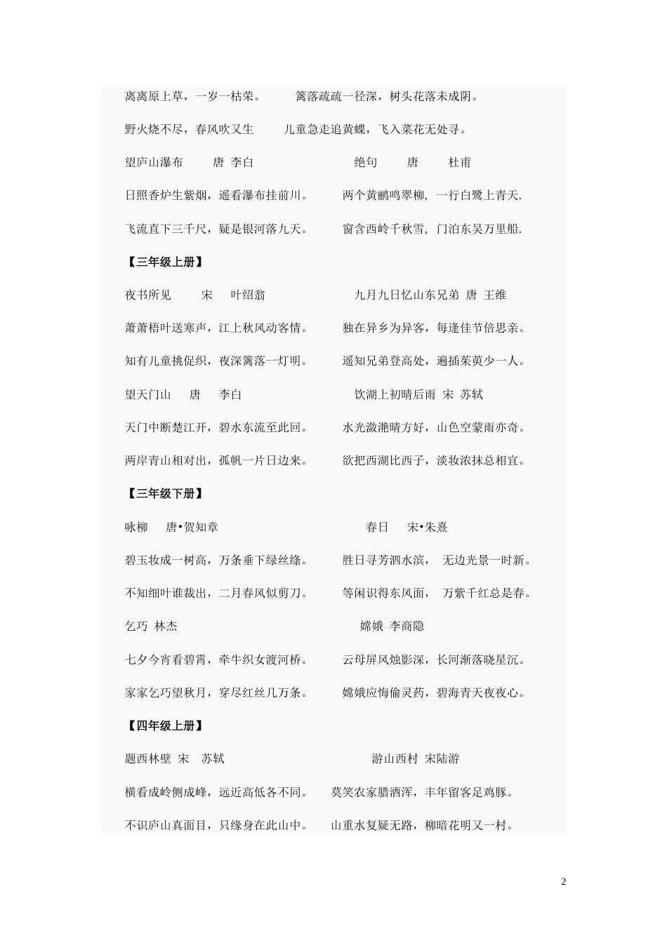 人教版小升初语文基础知识点整理[共38页]_第2页