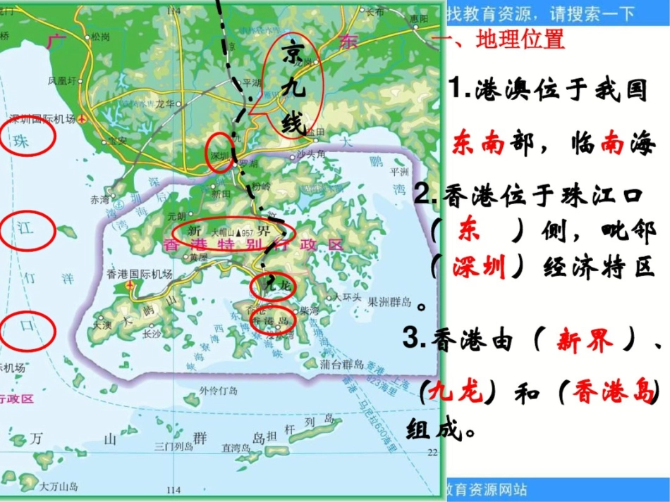 人教版地理八下《特别行政区──香港和澳门》课件_第3页