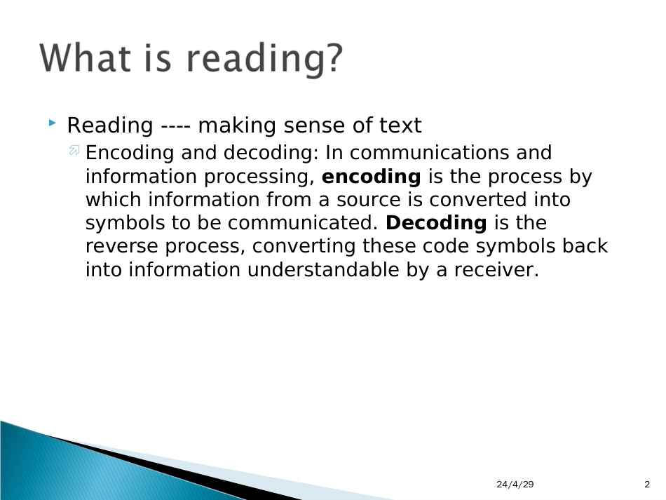 《英语教学法》Unit 11 Teaching Reading[共13页]_第2页