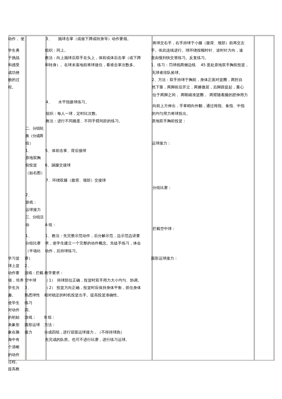 六年级体育课公开课教学设计_第3页