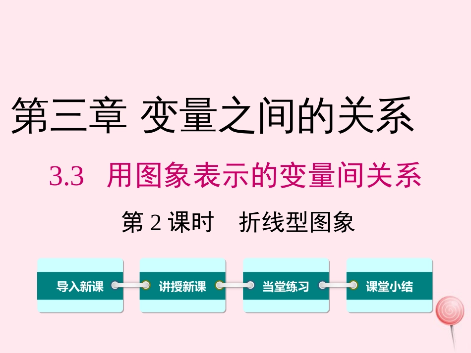 七年级数学下册用图象表示的变量间关系第2课时折线型图象教学课件新版北师大版_第1页