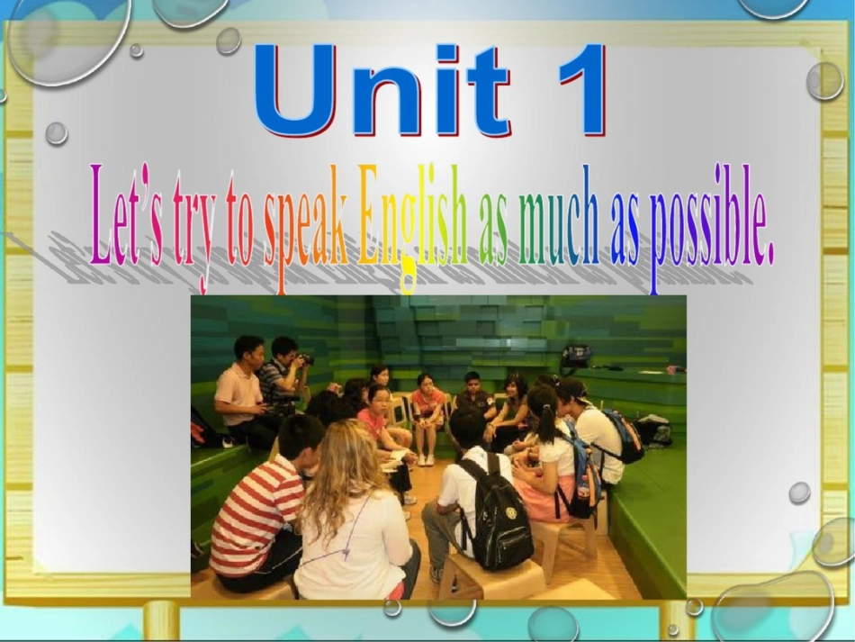 外研版初中英语八年级上册Module1Unit1Let’strytospeakEnglishasmuchaspossible课件_第2页