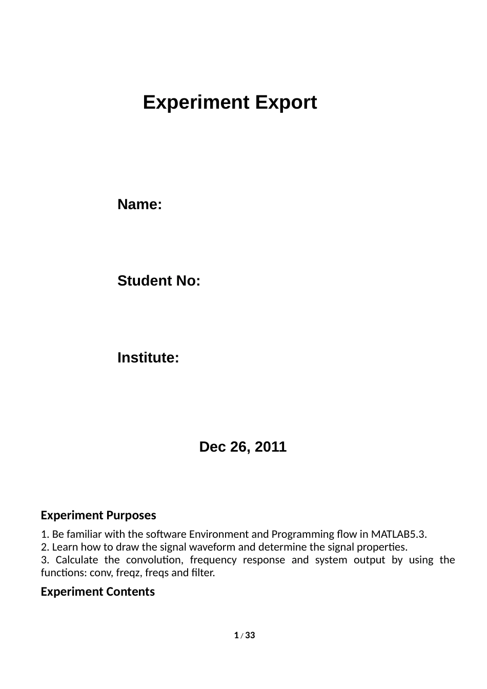 华南理工大学信号与系统实验报告[共37页]_第1页