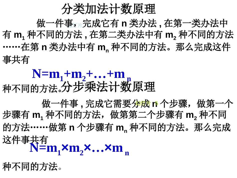 两个基本计数原理优质课课件_第3页