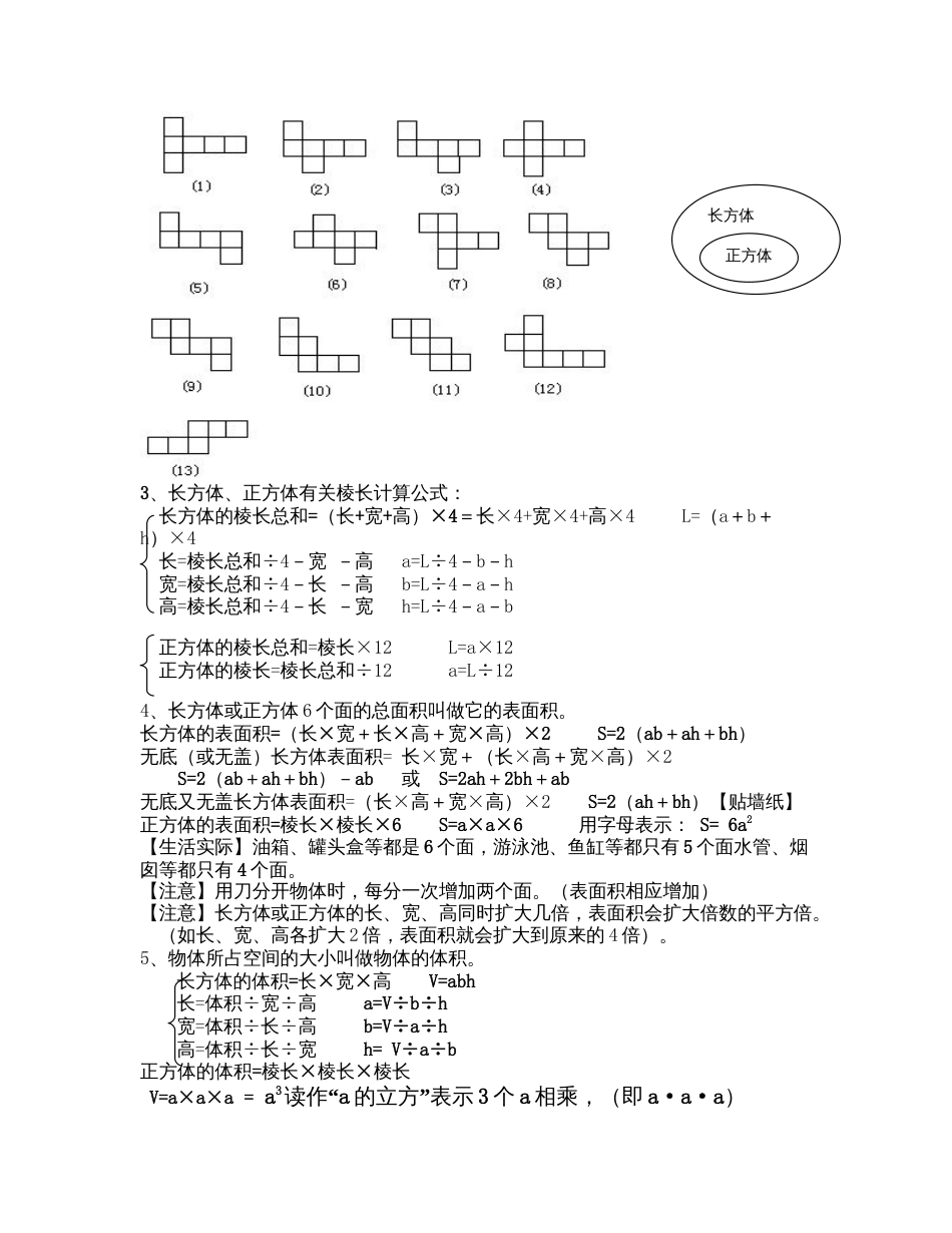 人教版数学五年级下册知识点归纳总结[共14页]_第3页