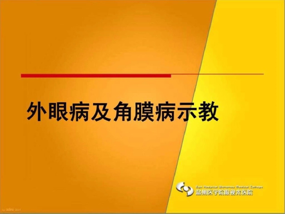 外眼病及角结膜病示教图文._第1页