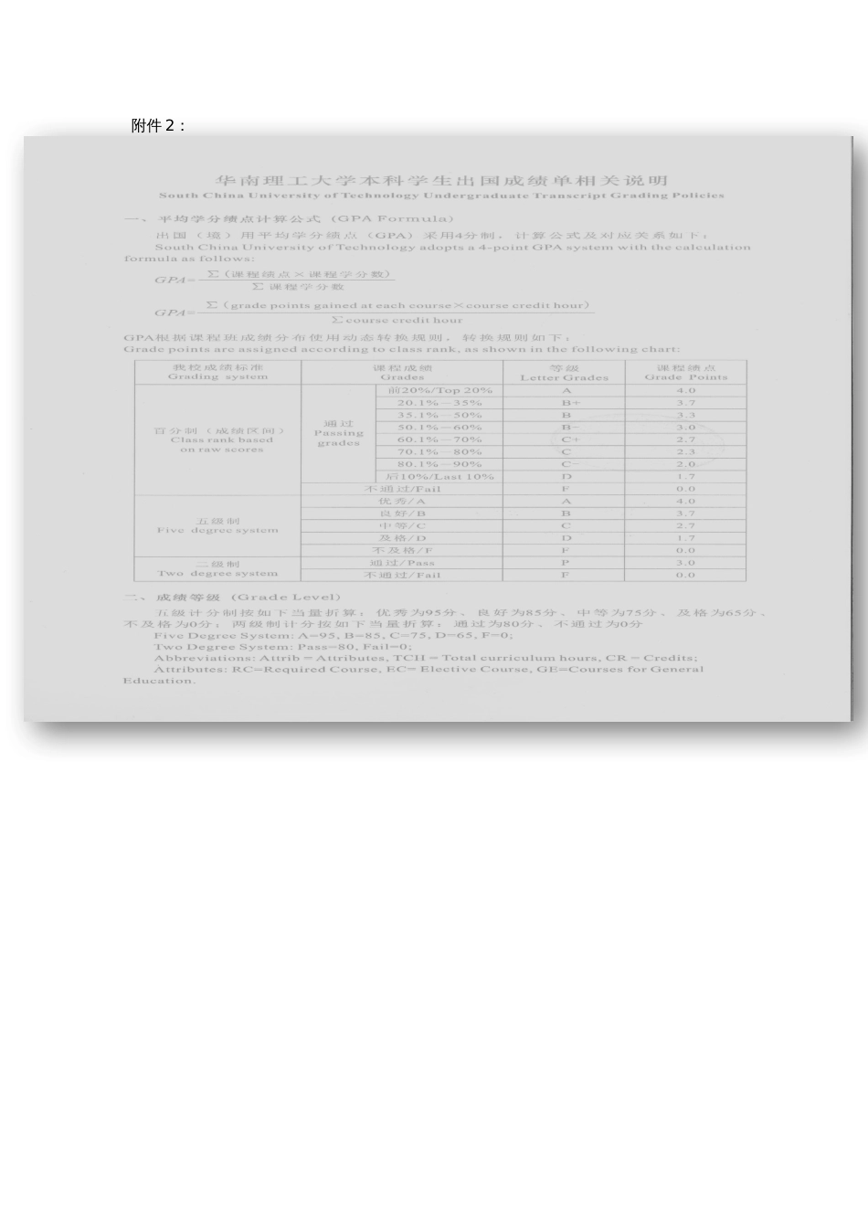 华南理工大学往届生出国成绩打印经验分享_第3页