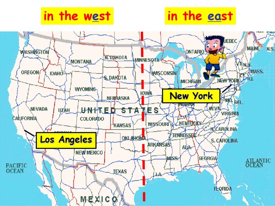 外研版小学英语四年级下册Module8Unit2ThecapitalofAmericaisWashington,D.C.精品课件一起点_第2页