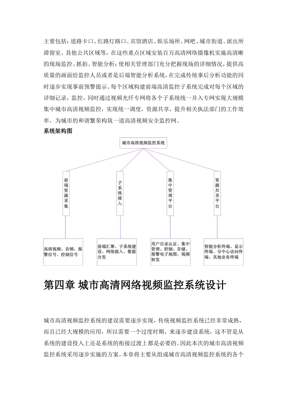 平安城市高清网络视频监控综合解决方案_第2页