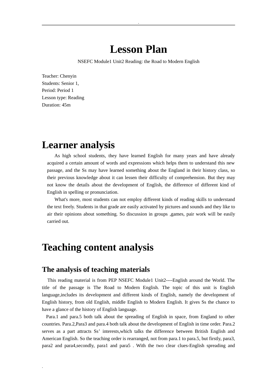 theroadtomodernenglish教案详细英文版[共8页]_第1页