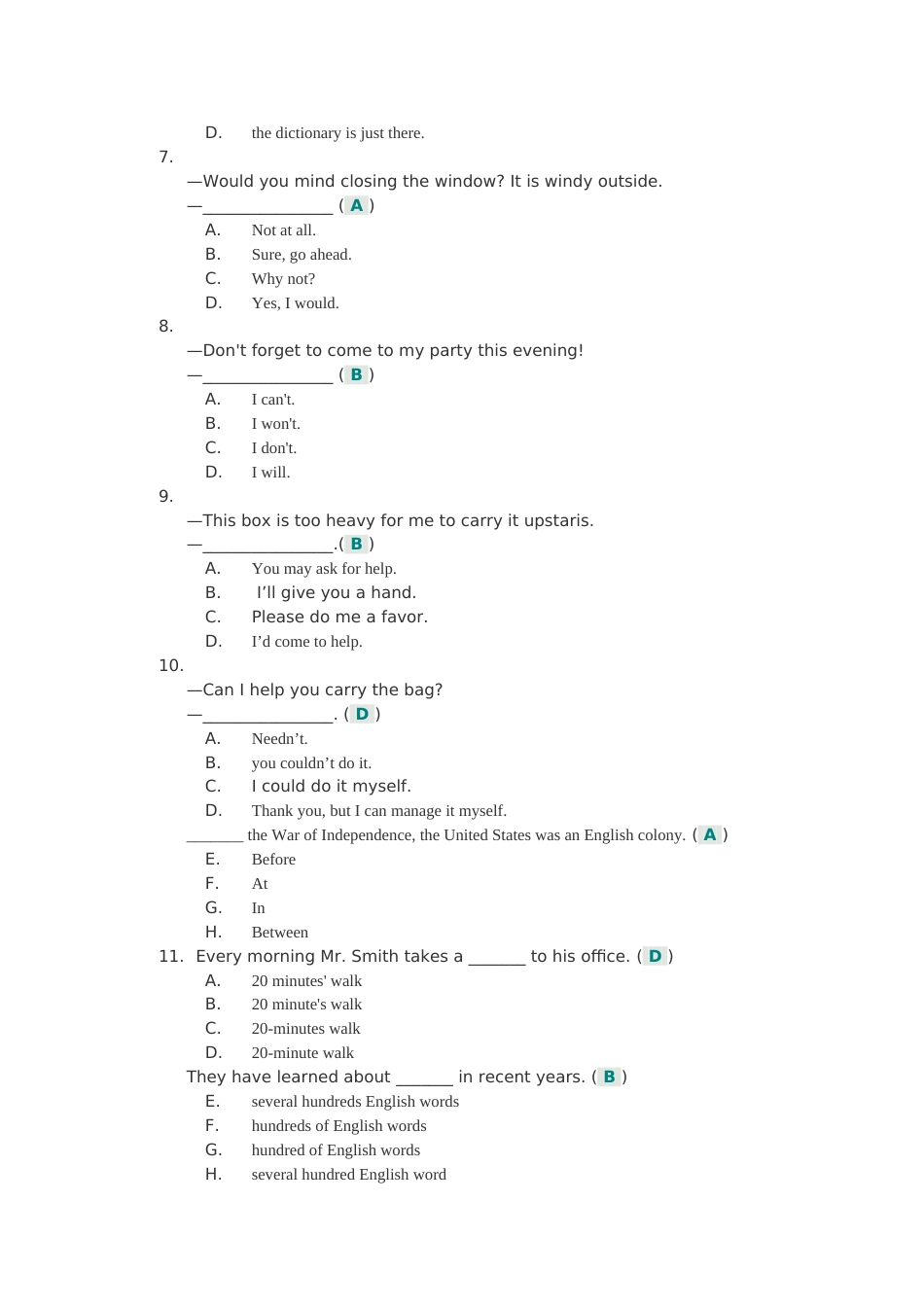 《大学英语》第二次作业满分_第2页