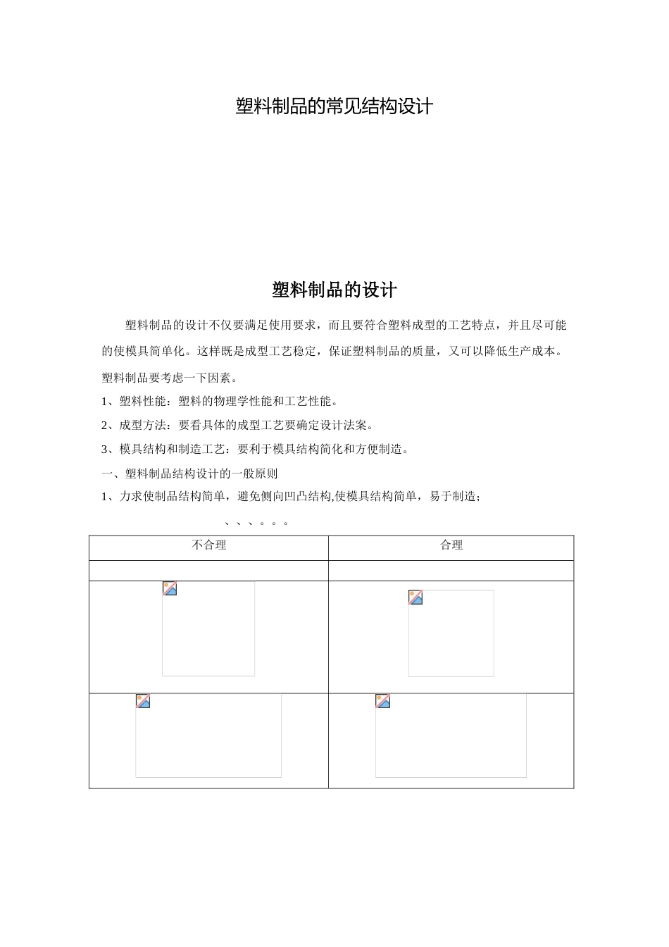 塑料制品的常见结构设计[共49页]_第1页