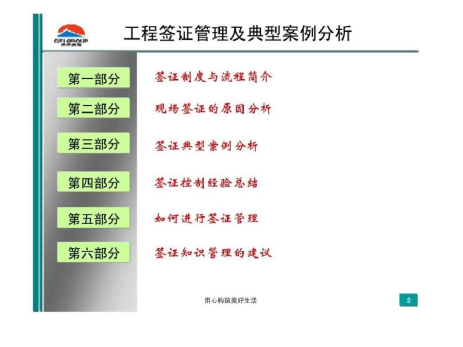 旭辉集团工程管理工程签证管理及典型案例分析_第2页