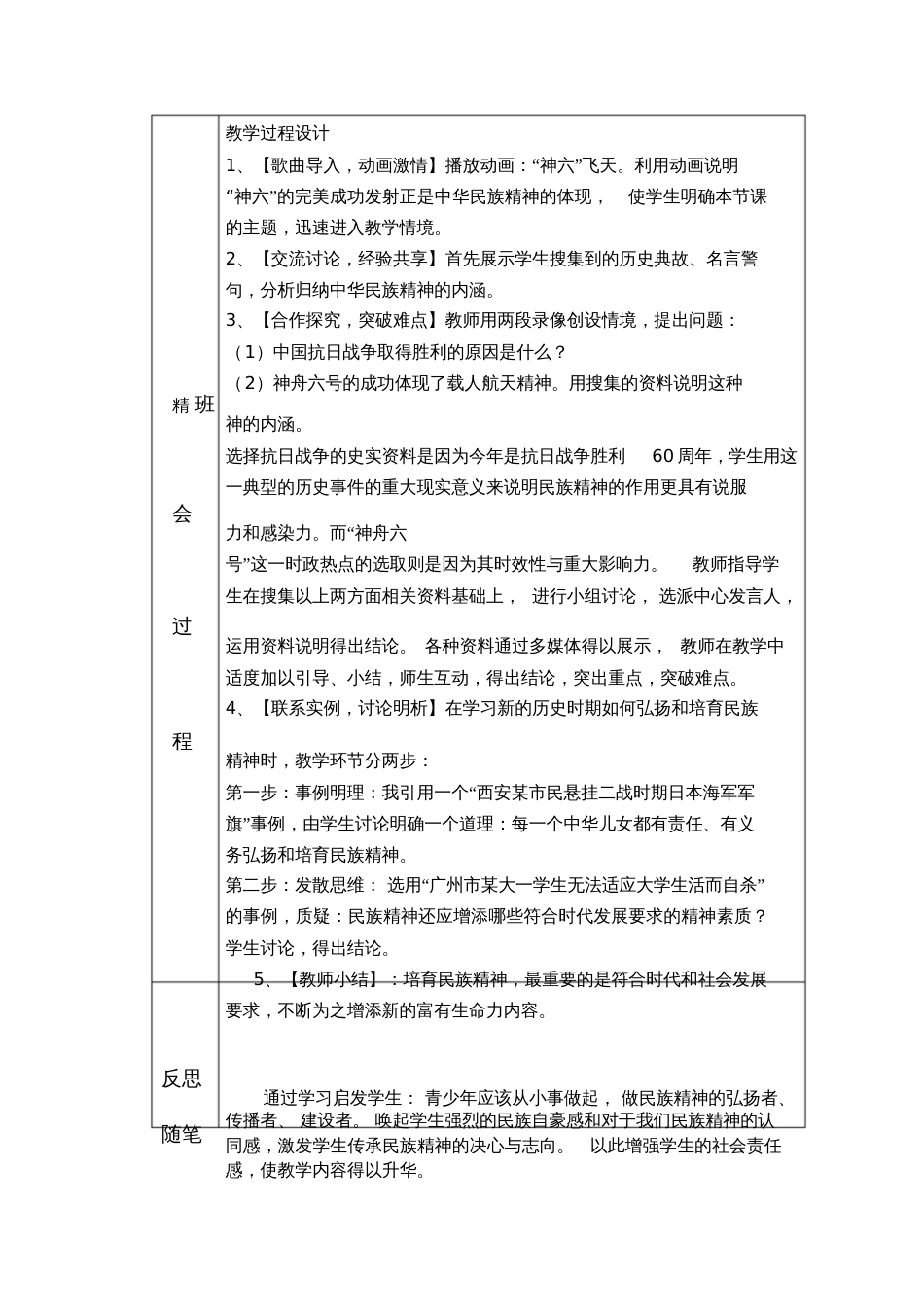 弘扬和培育民族精神主题班会[共3页]_第2页