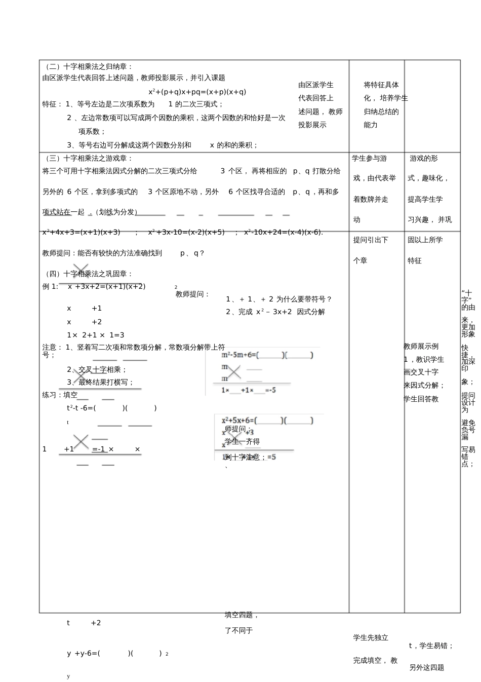 因式分解之十字相乘法[共5页]_第3页