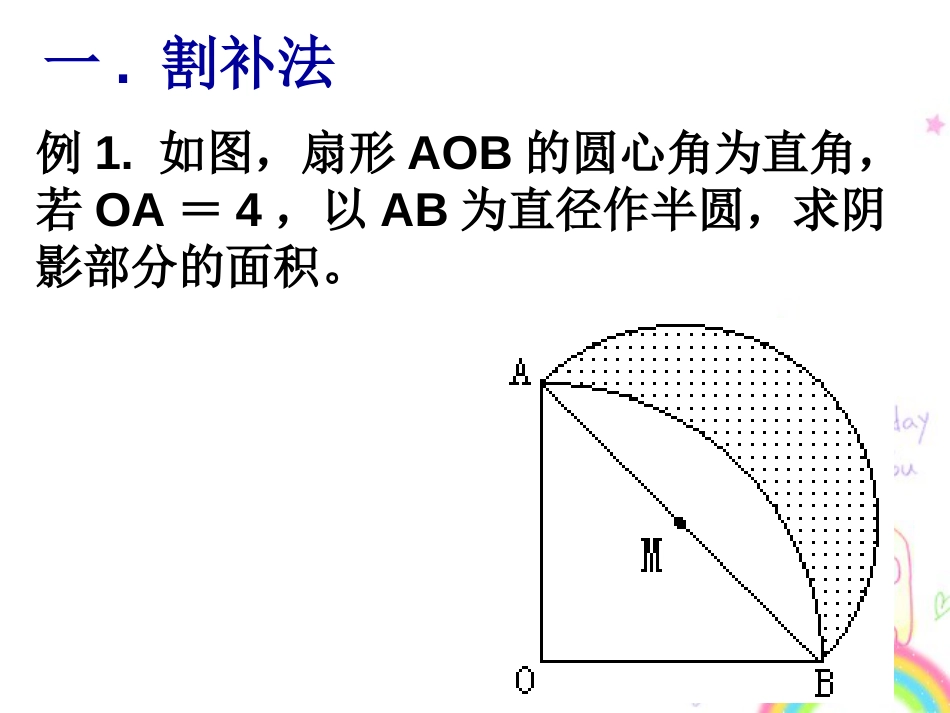 圆中阴影部分的面积求法[共28页]_第3页