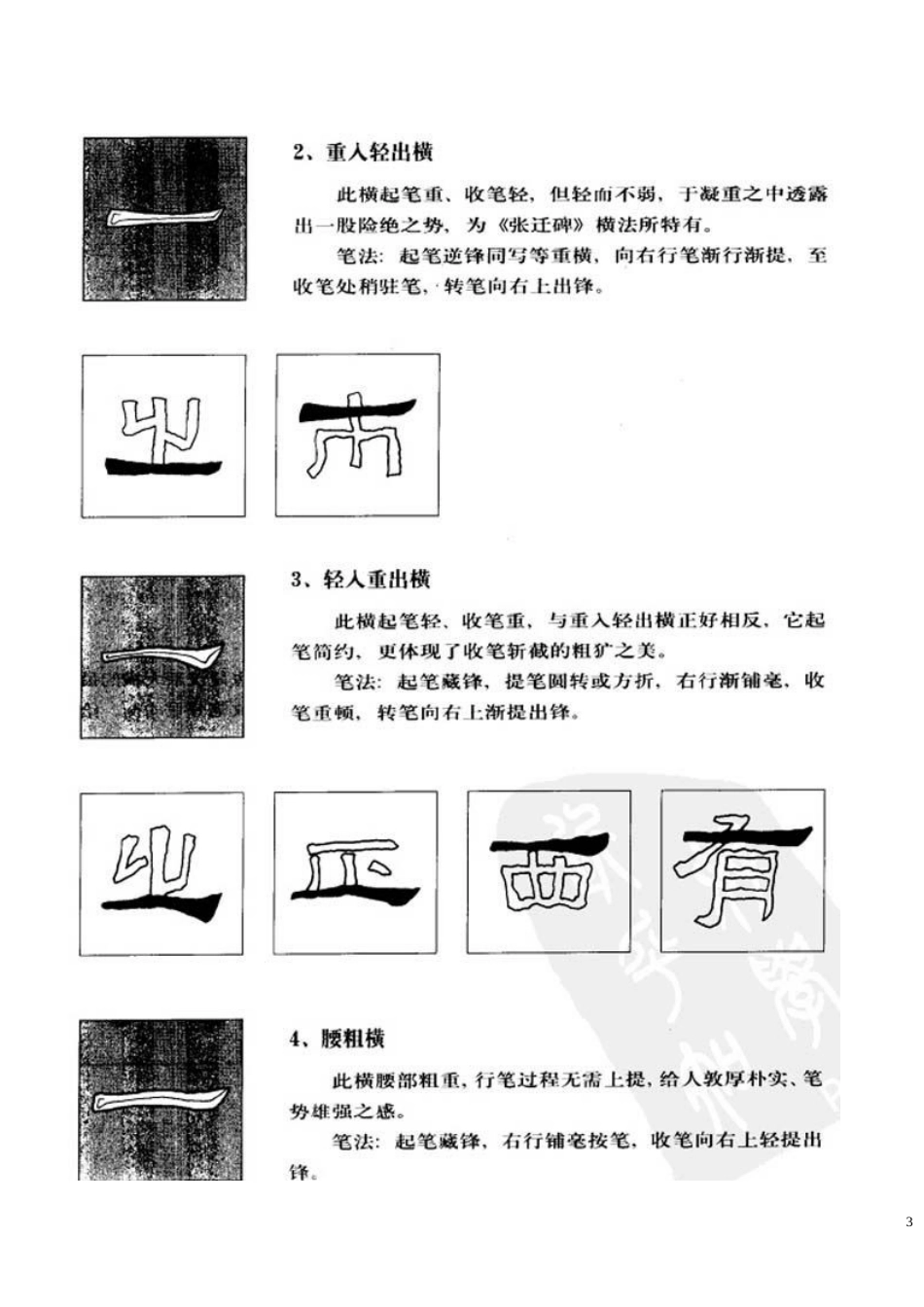 张迁碑笔法详解[共36页]_第3页