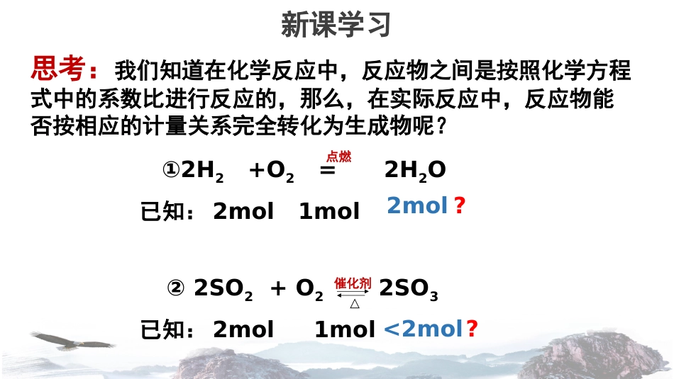 人教版高中化学必修二教学课件PPT《化学反应速率与限度第三课时》人教讲授式教学_第3页