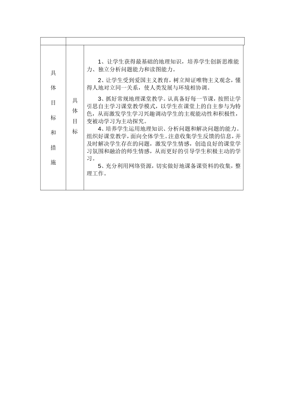 20162017学年八年级下册地理备课组计划_第2页