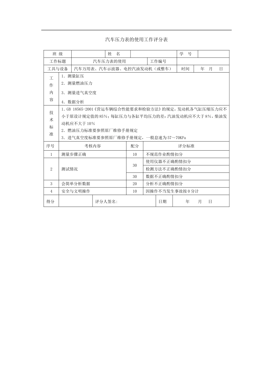 《汽车故障诊断与检测》教学教师工作手册_第3页