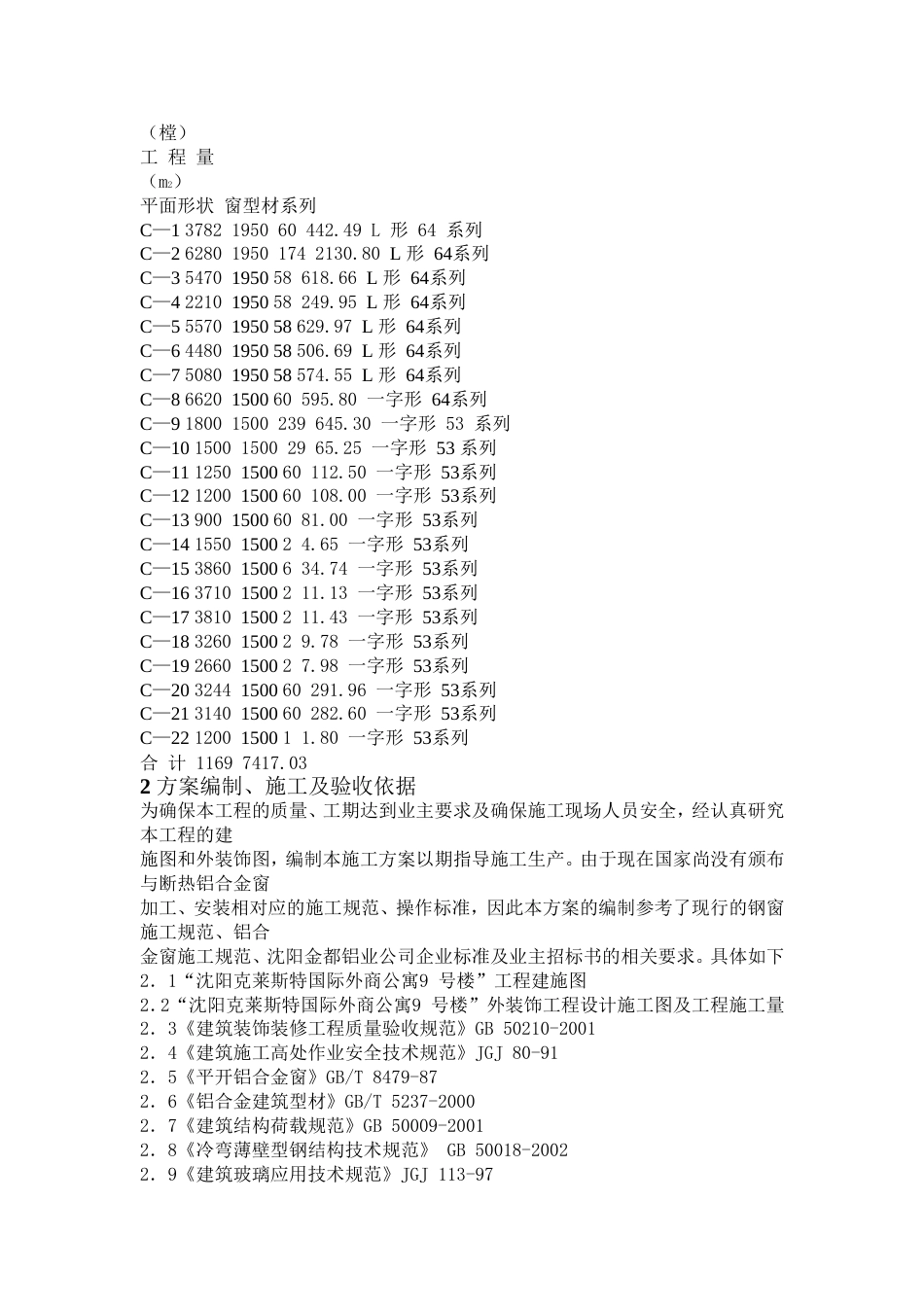 断热铝合金窗安装工程施工方案[共15页]_第2页