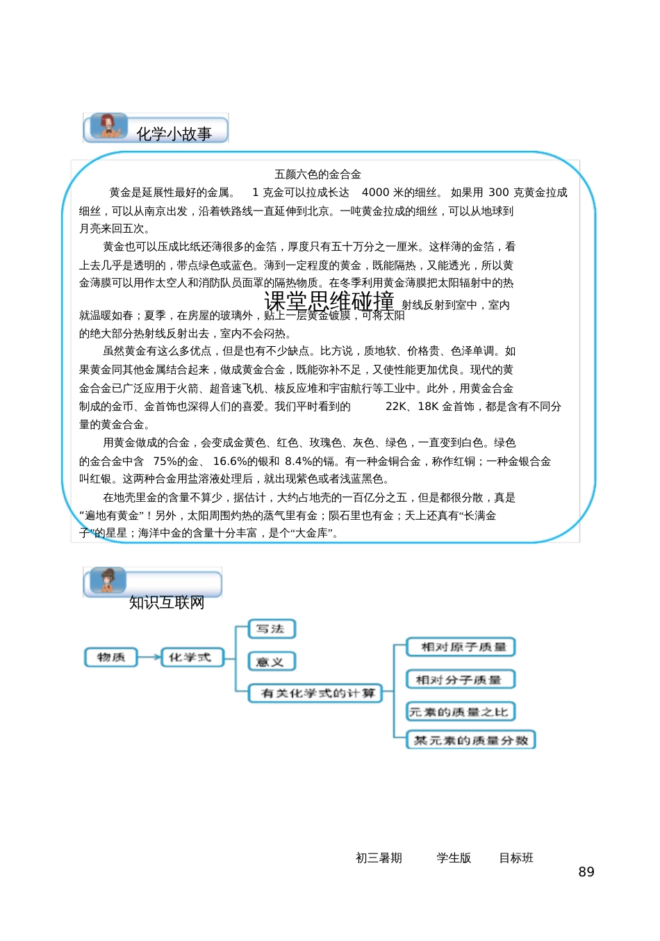 初中化学假期辅导材料20202021暑假目标第7讲.学生版_第2页