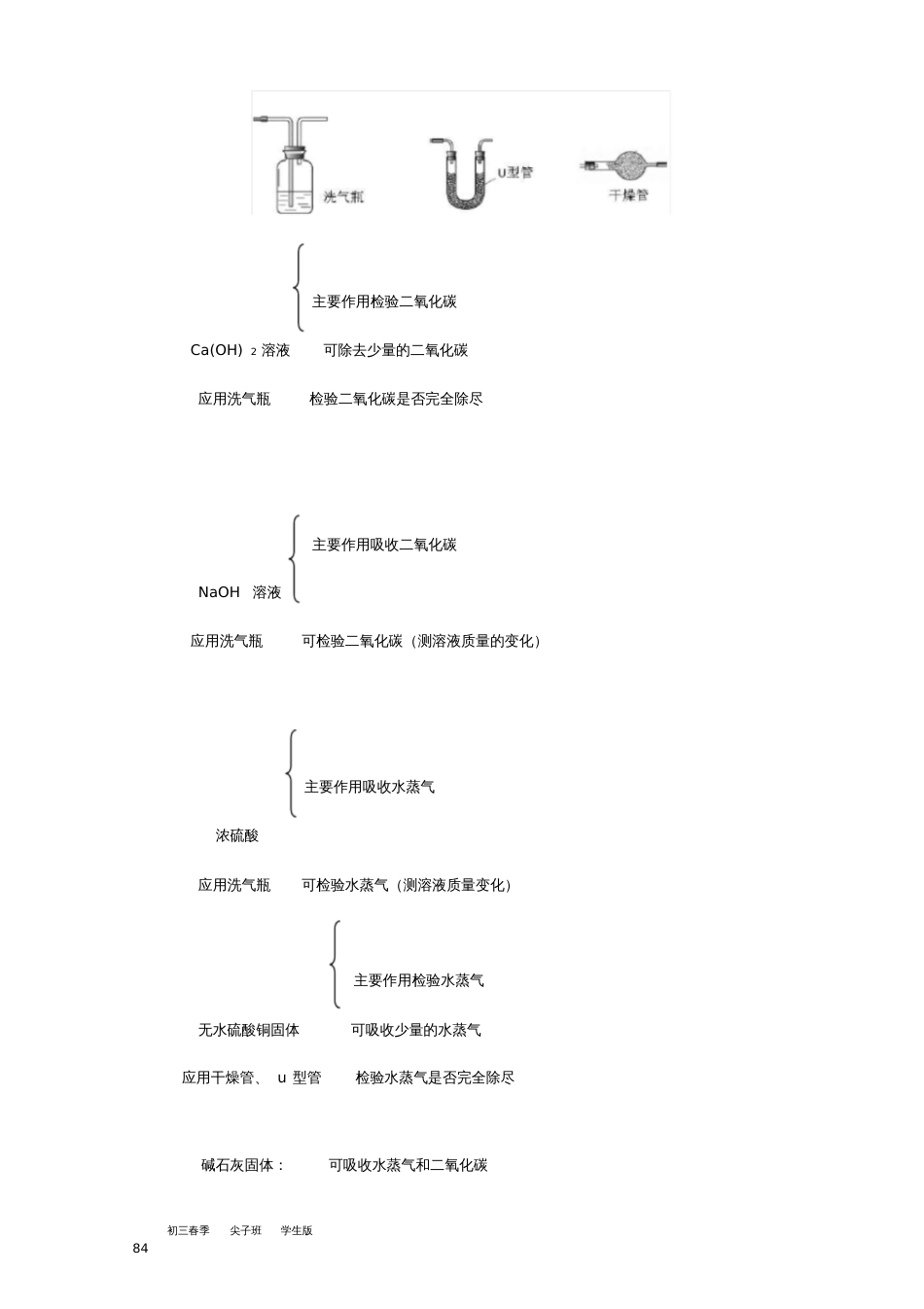 初中化学假期辅导材料20202021春季尖子第八讲.学生版_第3页