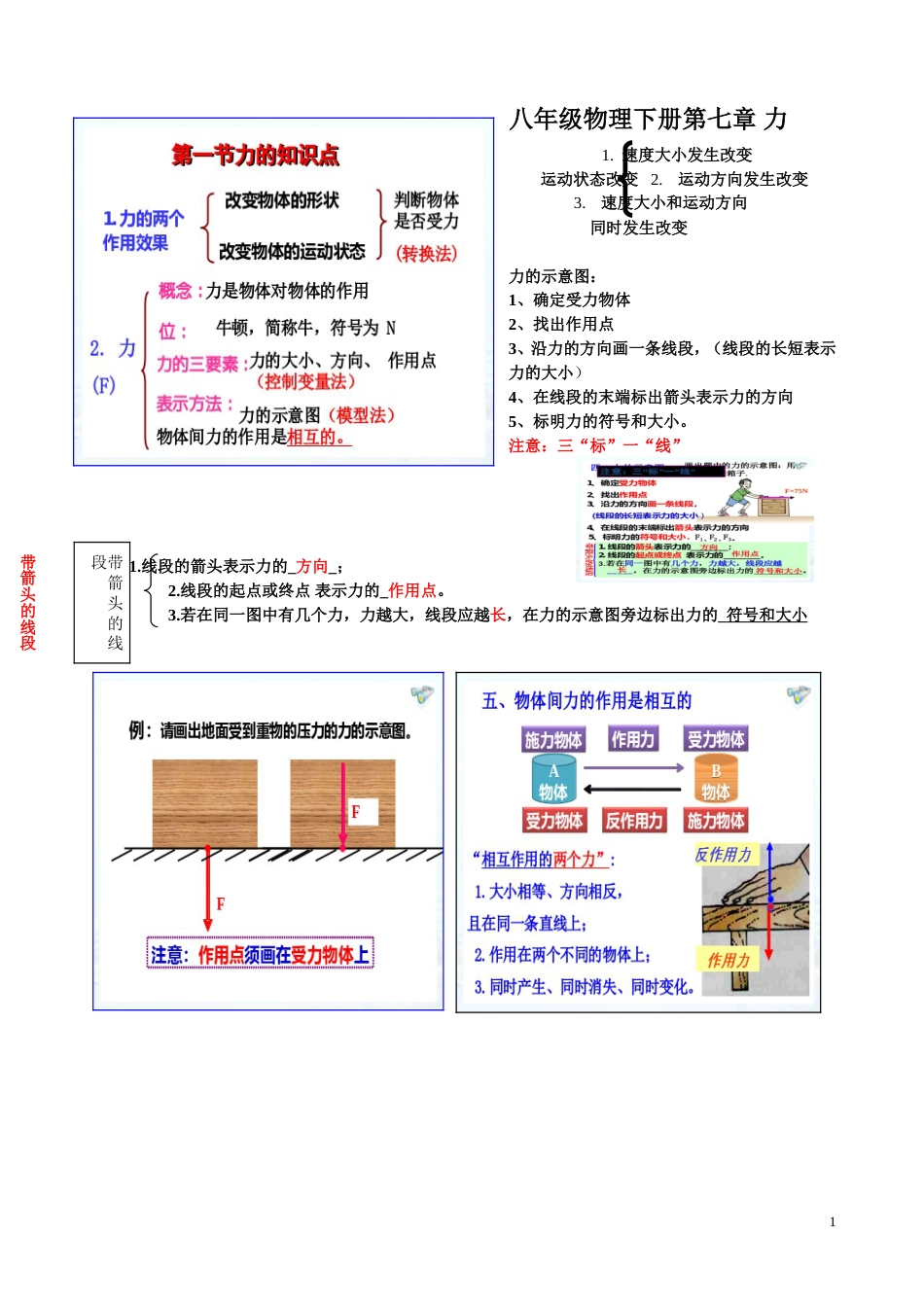 人教版八年级下册：物理知识点详细_第1页