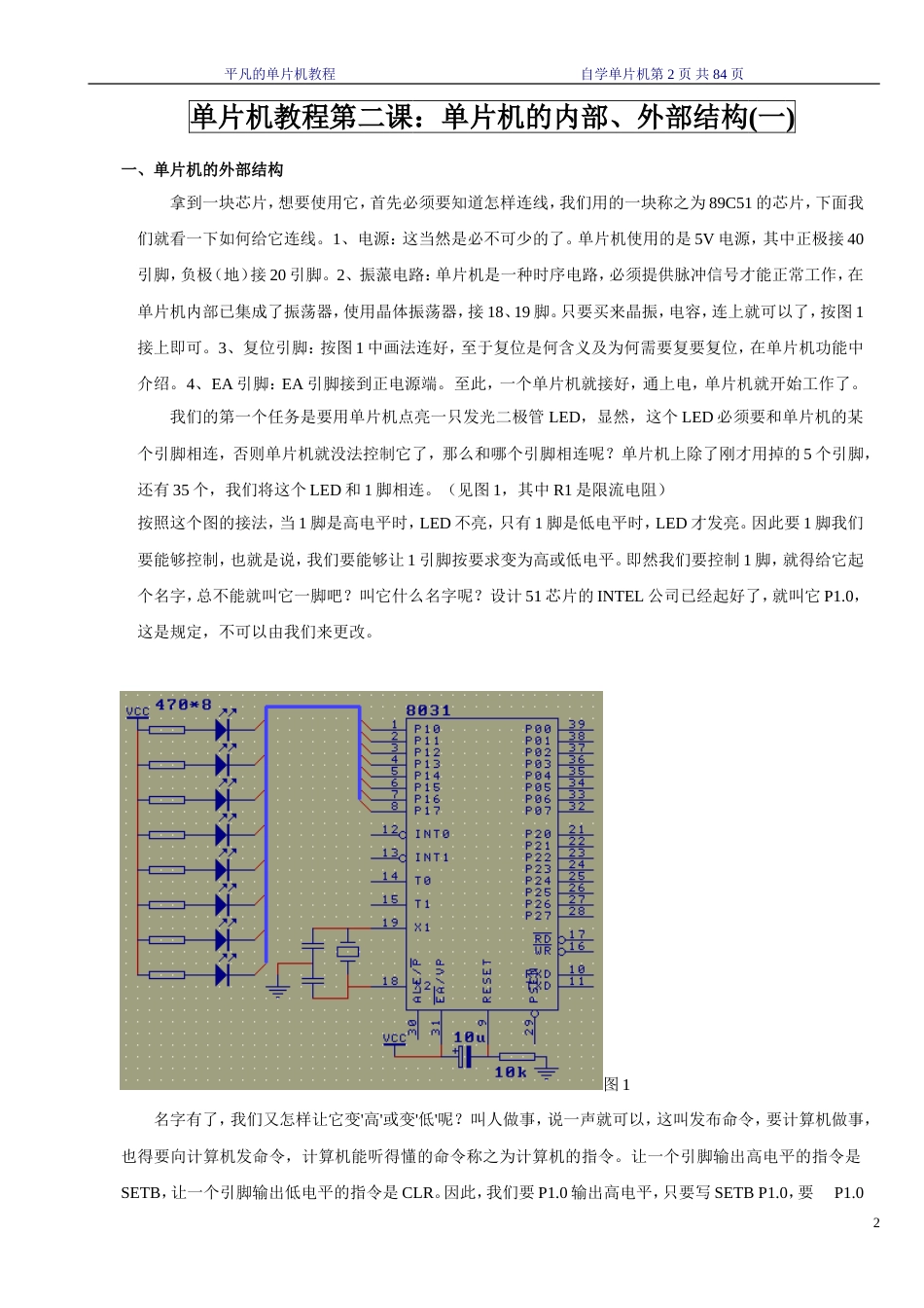 51单片机入门教材实用_第2页