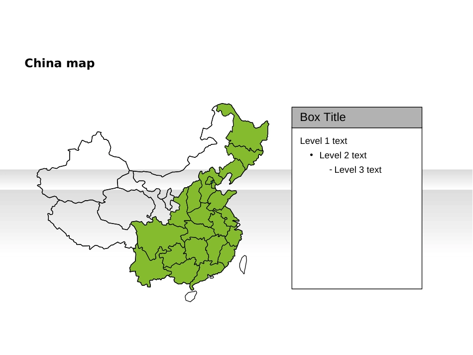 PPT模板中国地图与世界地图可编辑_第3页