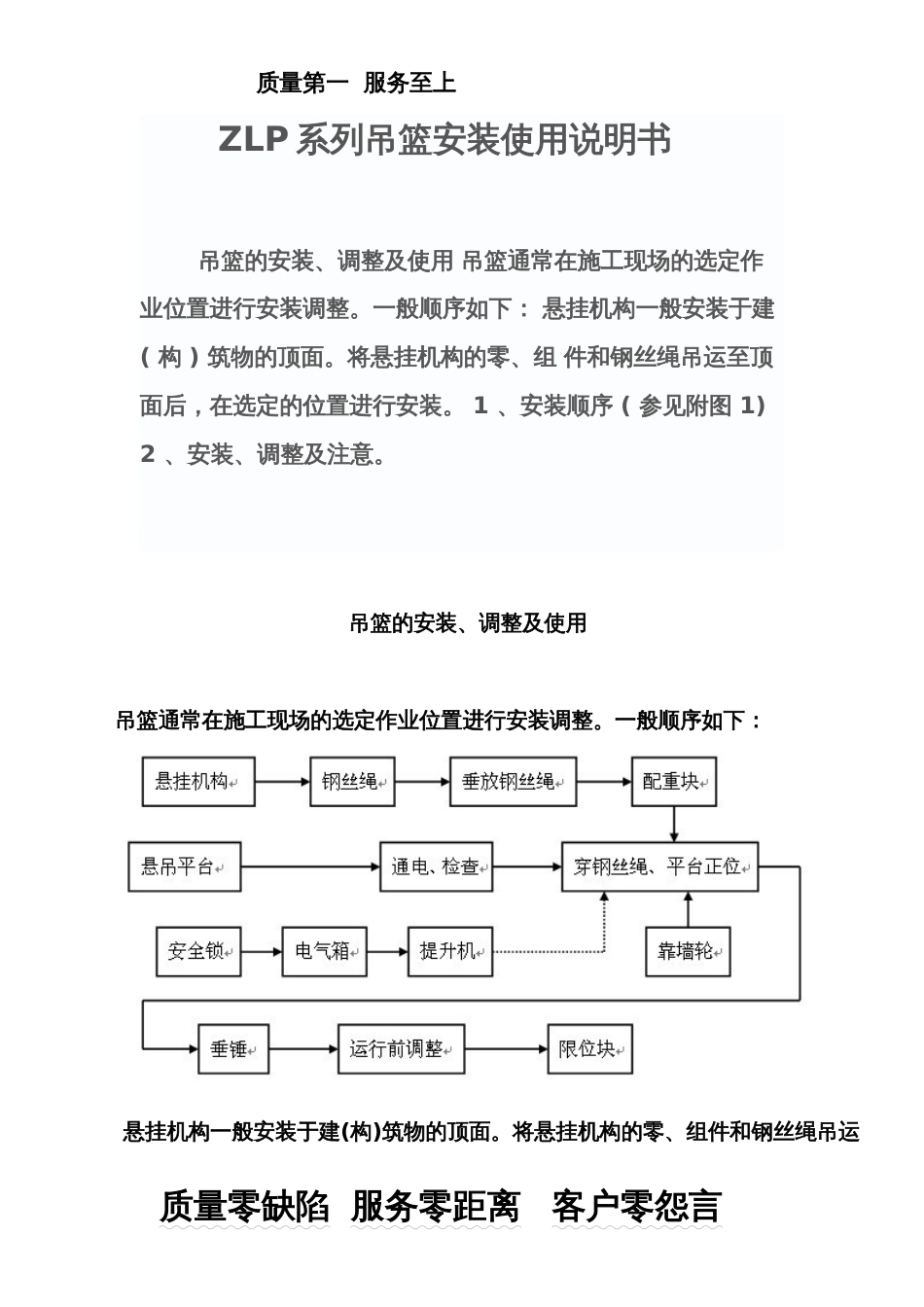 ZLP系列吊篮安装使用说明书.[共11页]_第1页