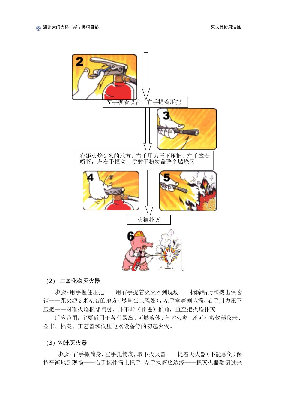 安全消防灭火器使用演练_第2页