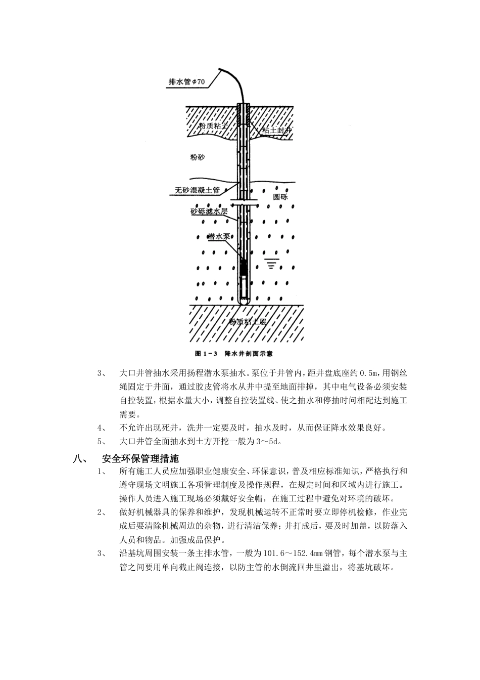 004无砂大孔混凝土管井降水工程_第2页