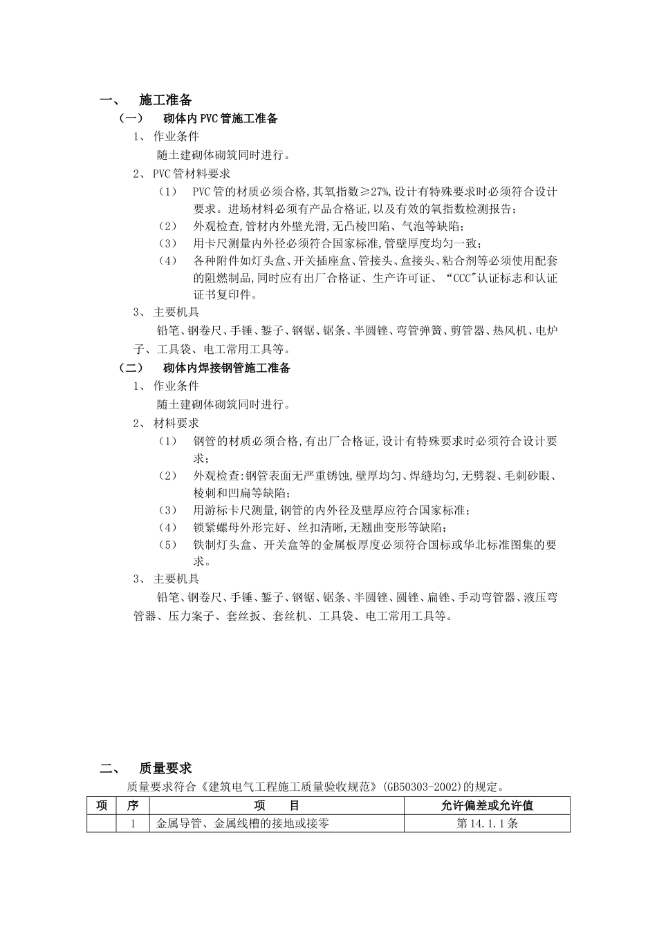 003砌体内管路敷设工程_第1页