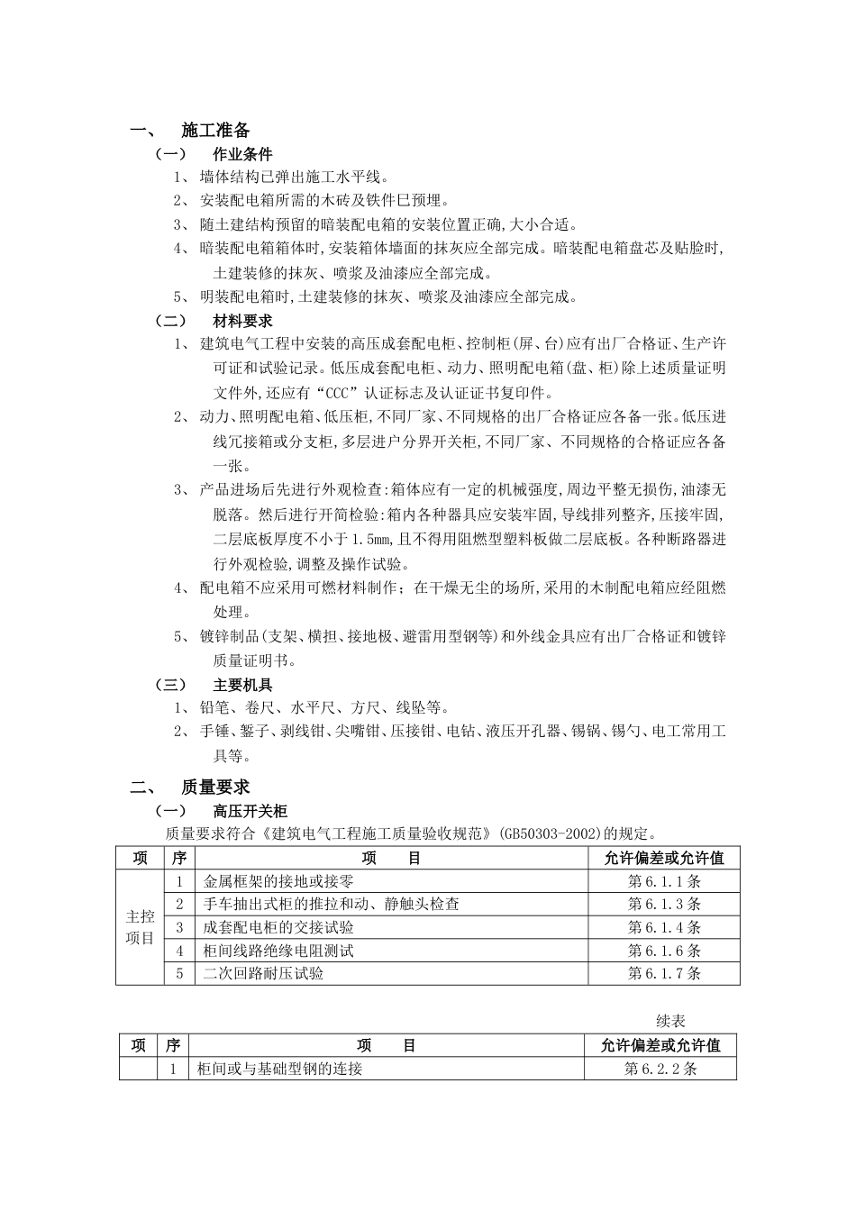 007配电箱安装工程_第1页