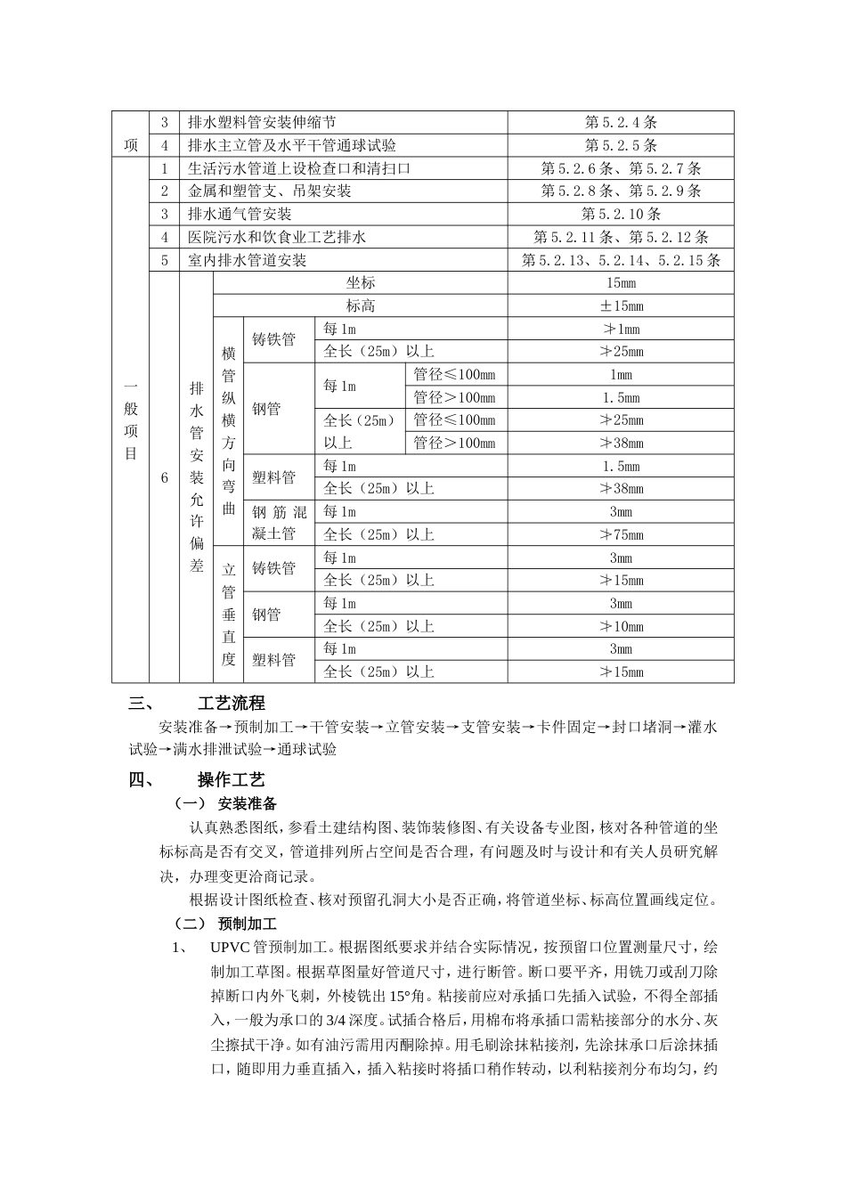 002室内排水管道安装工程_第2页