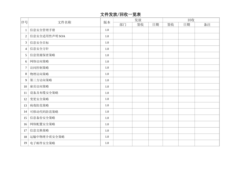 03文件发放回收一览表_第1页