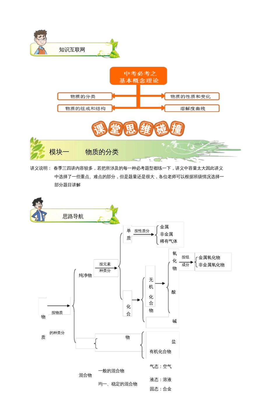 初中化学假期辅导材料20202021春季目标第三讲_第2页