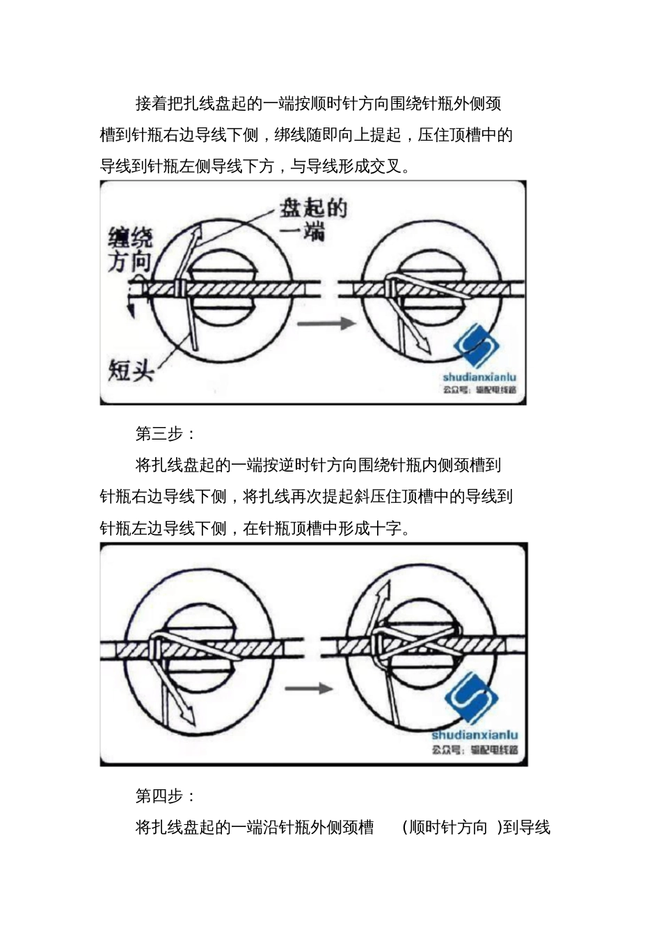 10kV针式瓷瓶的绑扎图文详解[共11页]_第3页