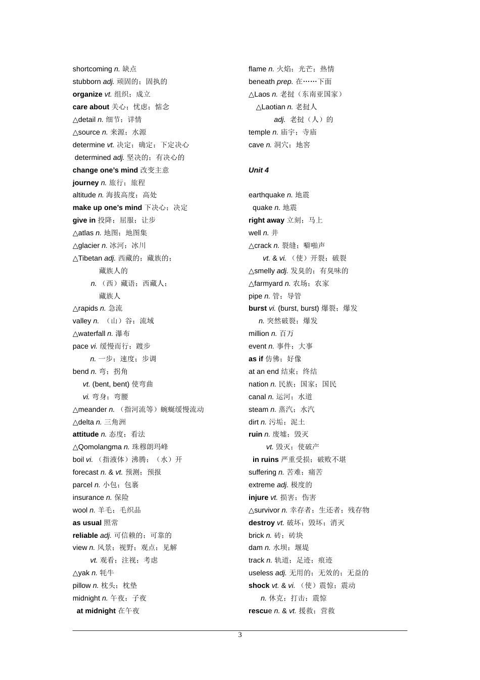 人教版高中英语单词表超强完整版[共40页]_第3页