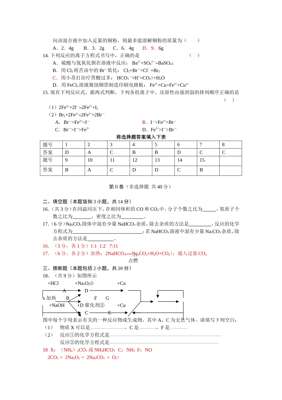 第四章《材料家族中的元素》测试_第2页