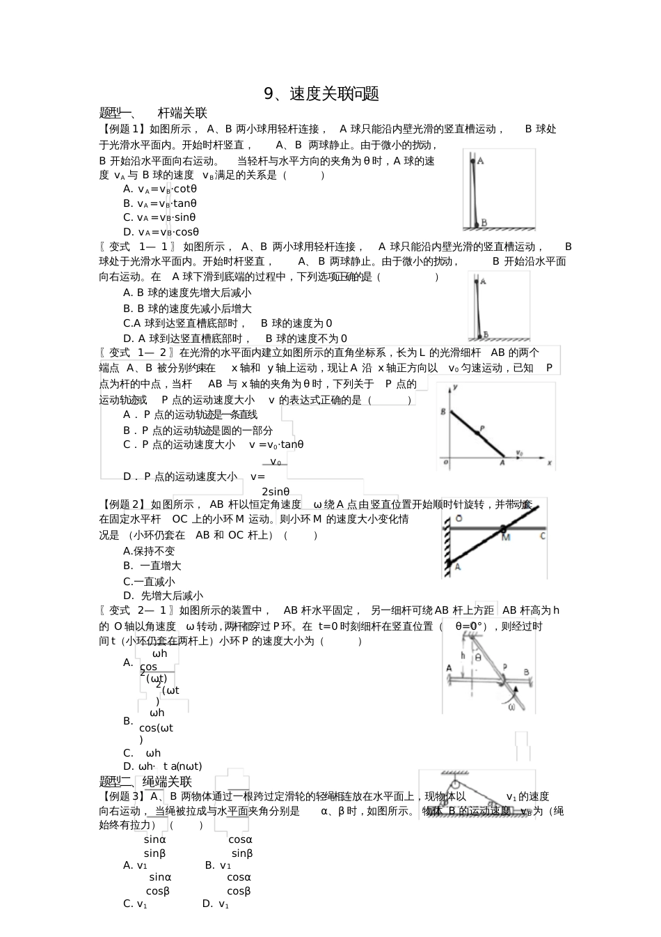 1.速度关联问题_第1页