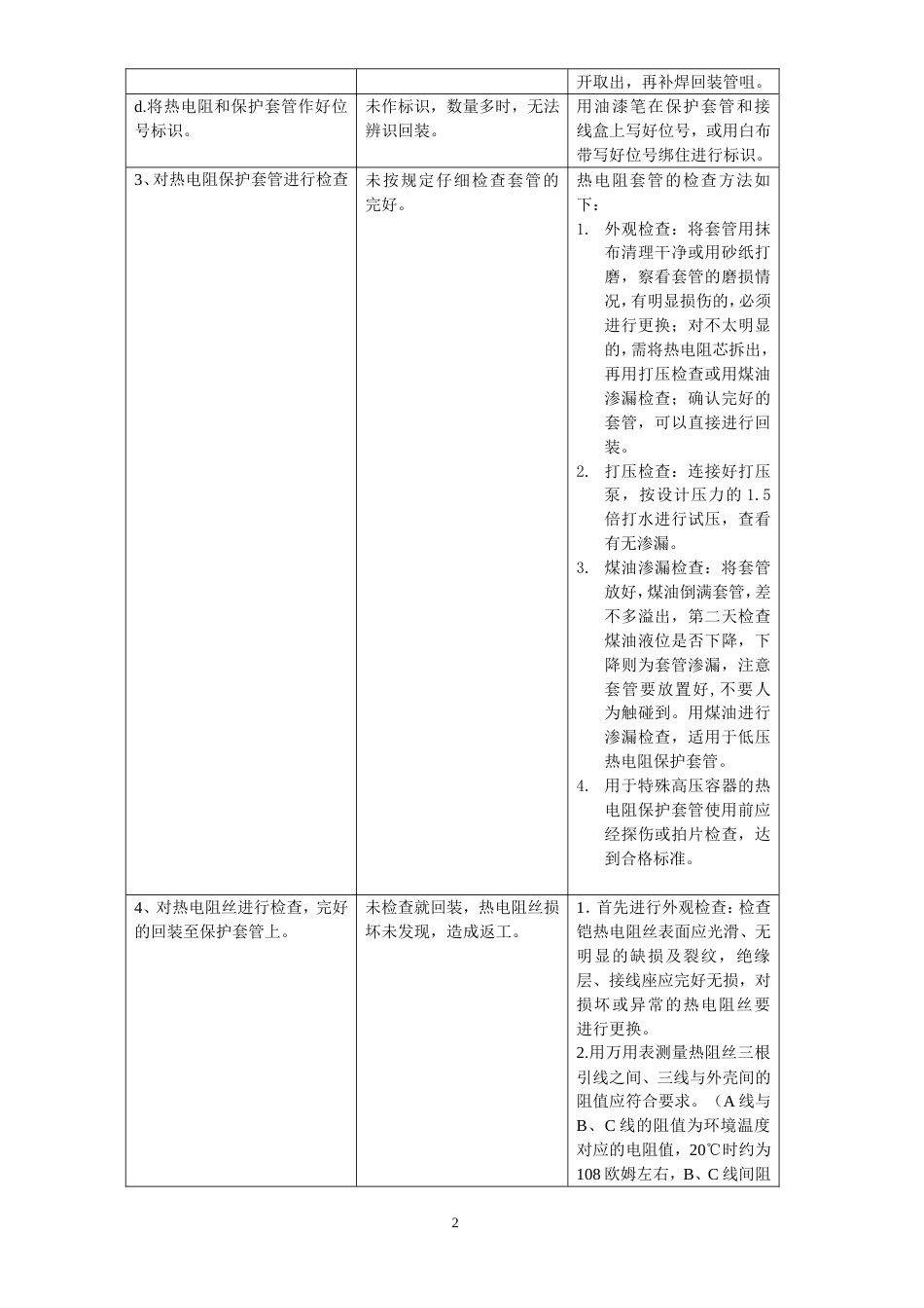 热电阻检修作业指导书_第2页