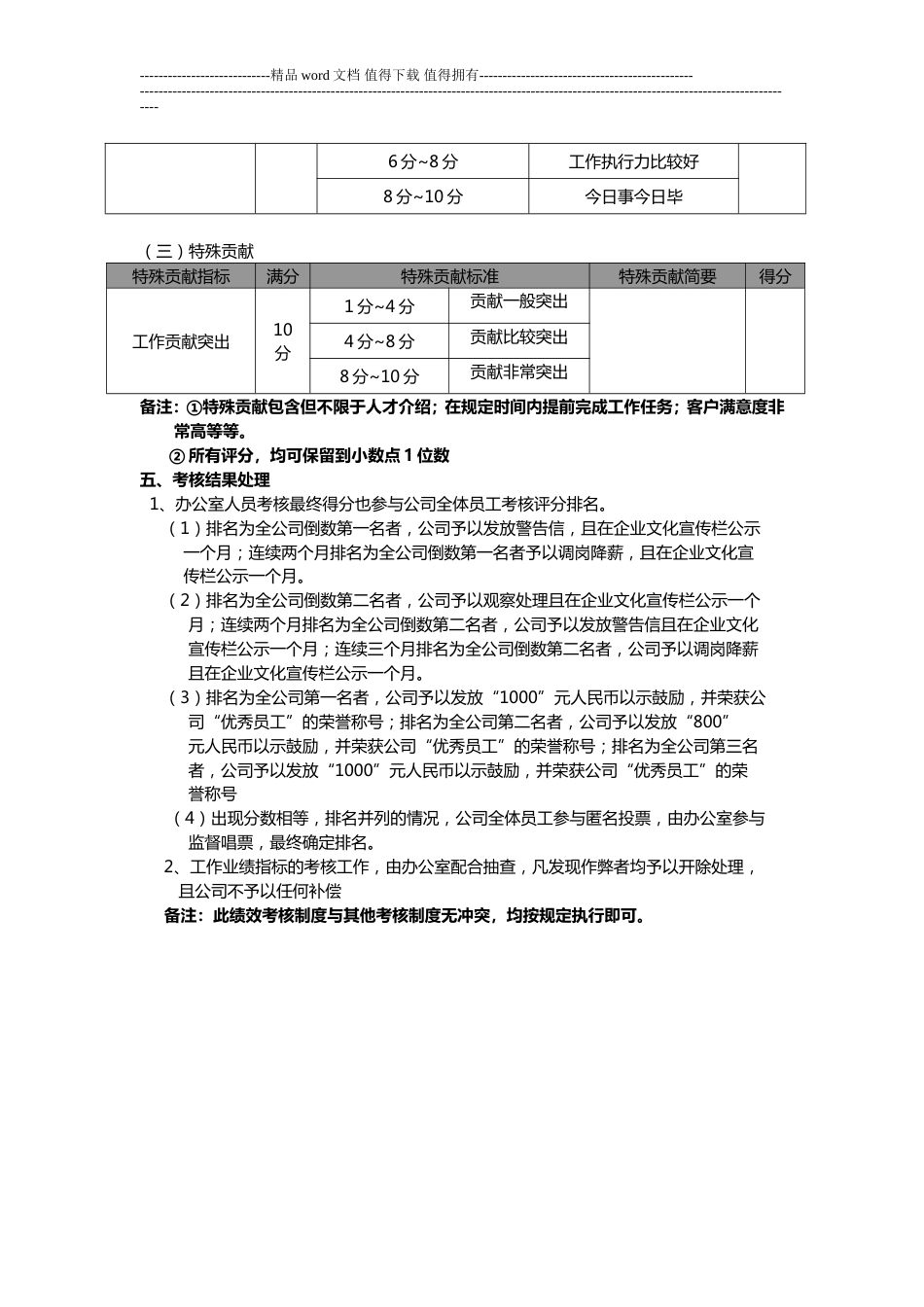 办公室工作量化考核制度[共5页]_第3页