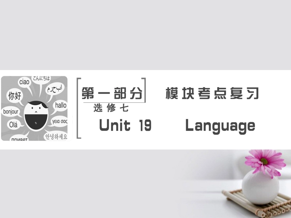 高考英语大一轮复习 第部分 模块考点复习 Unit 9 Language课件 北师大版选修_第2页