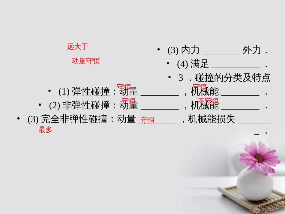 高考物理一轮总复习 专题 动量 第讲 动量观点的综合应用课件_第3页