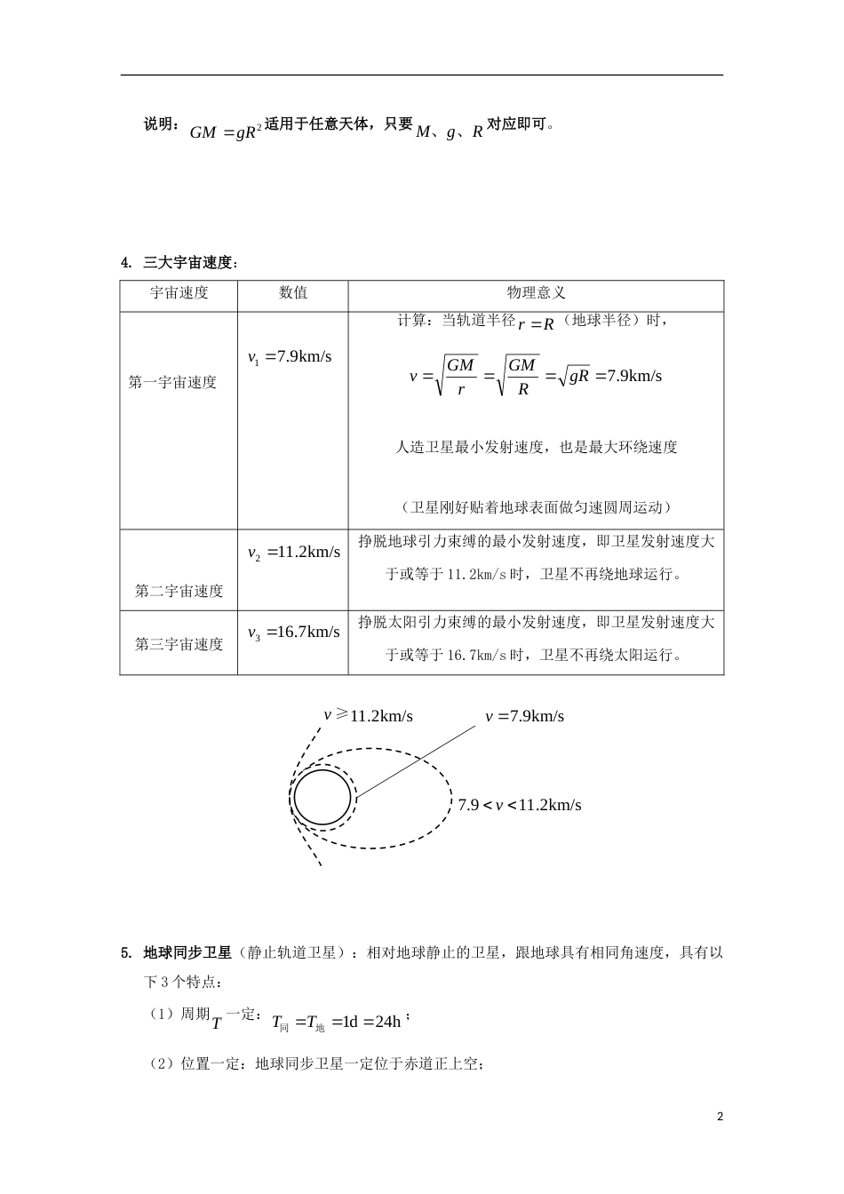 高考物理热点快速突破必考部分专题万有引力定律与航天_第2页