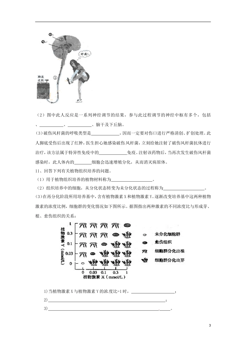 高考生物二轮复习模拟检测试题08_第3页