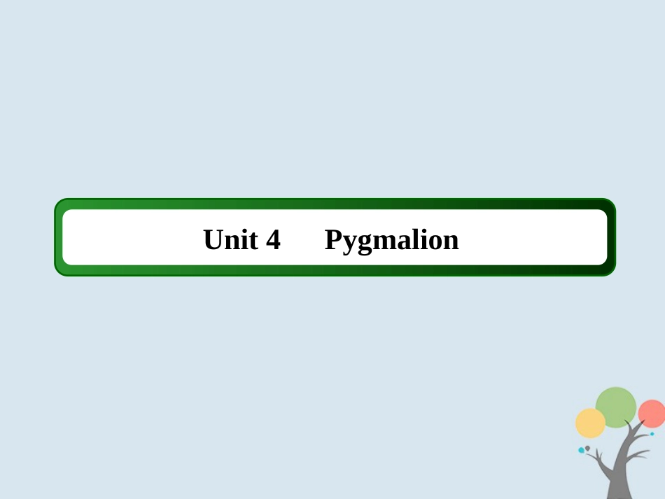 高考英语一轮总复习84Unit4Pygmalion课件新人教版选修8_第3页