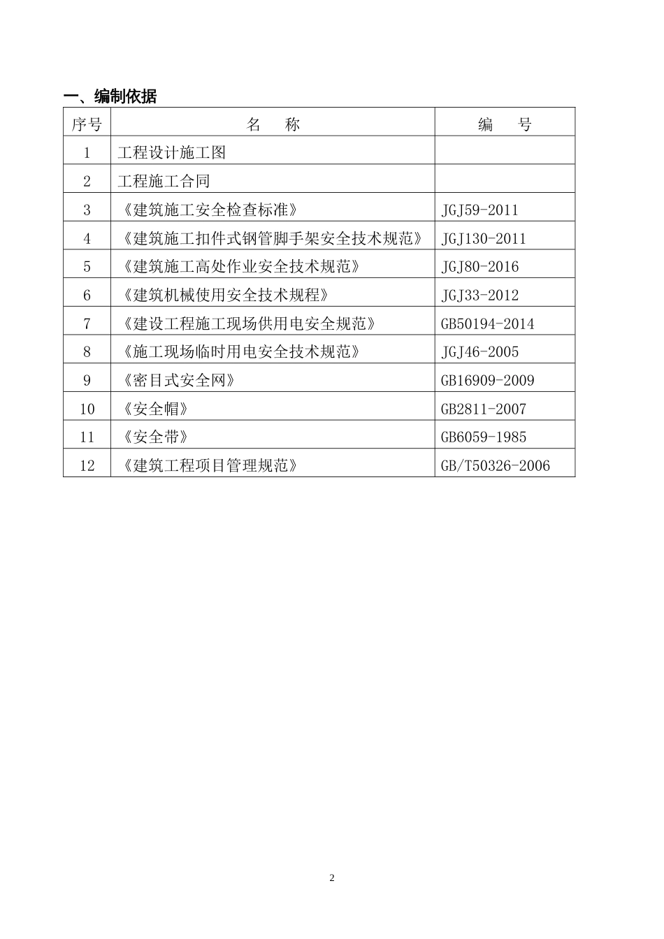 电梯井防护方案及施工操作平台[共10页]_第2页